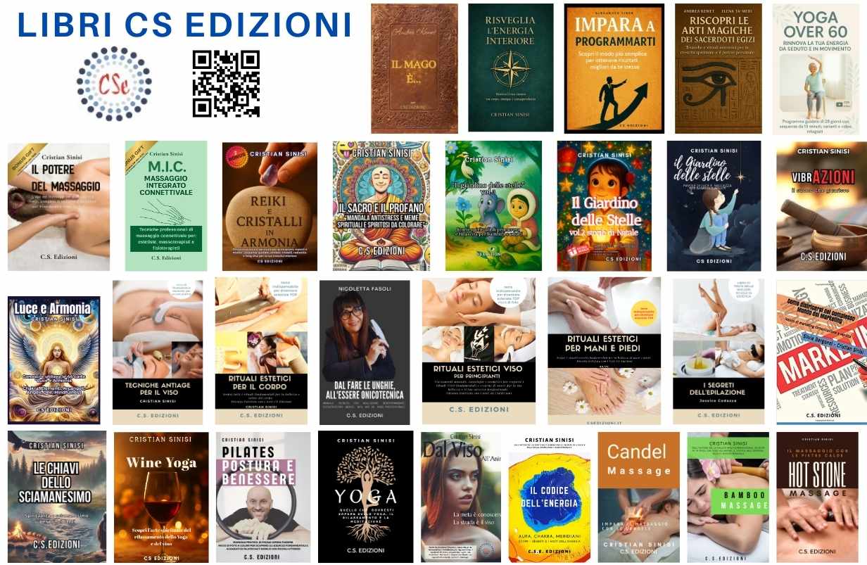 CRISTIAN SINISI AUTORE DEI LIBRI SALUTE, BENESSERE , MASSAGGI, SPIRITUALITà